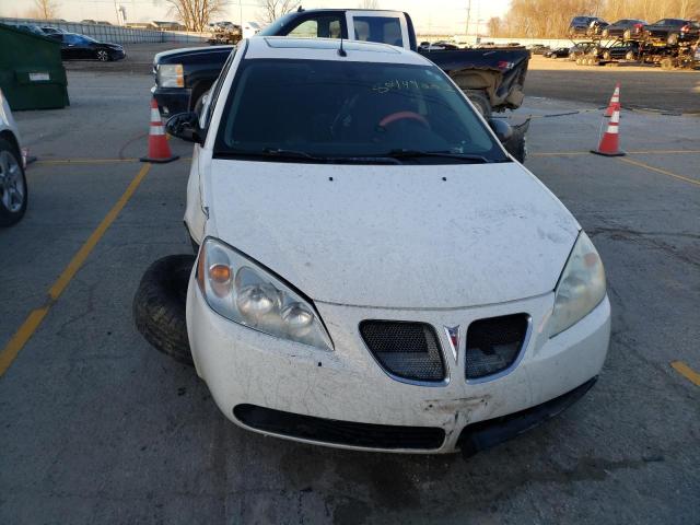 1G2ZG57B084271186 - 2008 PONTIAC G6 BASE WHITE photo 5