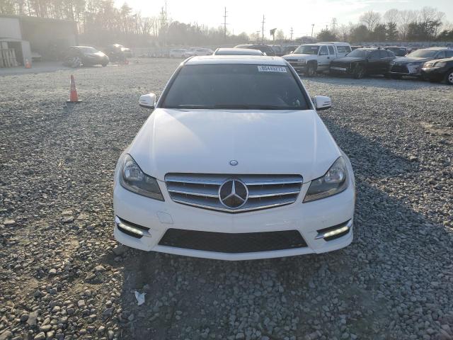 WDDGF5HB9DR229526 - 2013 MERCEDES-BENZ C 350 WHITE photo 5