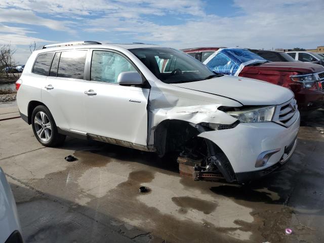 5TDYK3EH2CS058688 - 2012 TOYOTA HIGHLANDER LIMITED WHITE photo 4