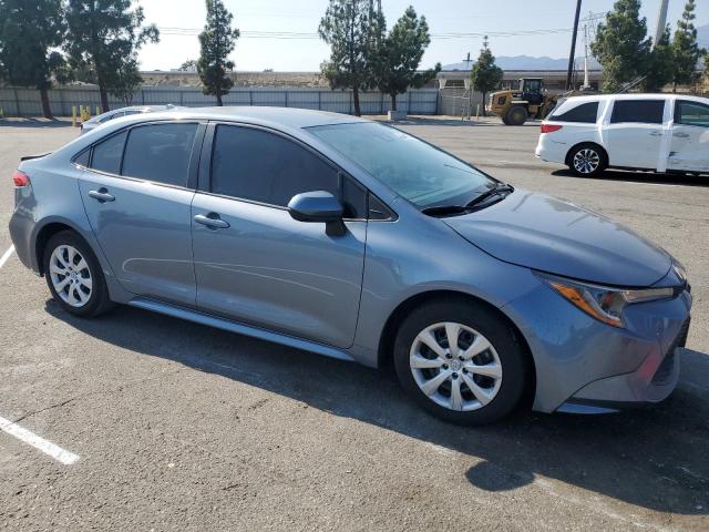5YFEPMAE7MP177191 - 2021 TOYOTA COROLLA LE BLUE photo 4