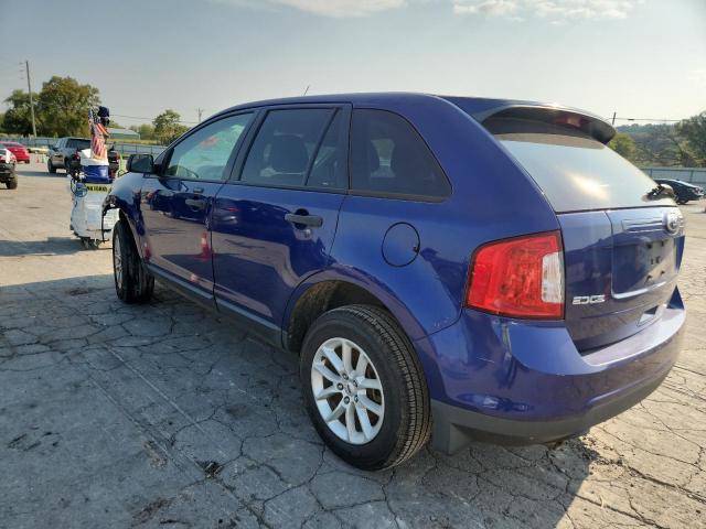 2FMDK3GC0DBB68931 - 2013 FORD EDGE SE BLUE photo 2