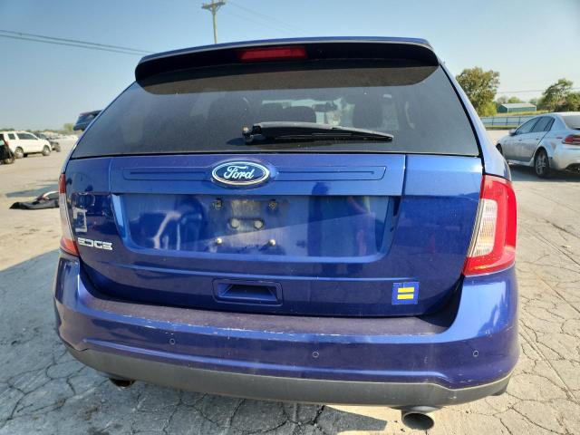 2FMDK3GC0DBB68931 - 2013 FORD EDGE SE BLUE photo 6