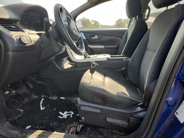 2FMDK3GC0DBB68931 - 2013 FORD EDGE SE BLUE photo 7
