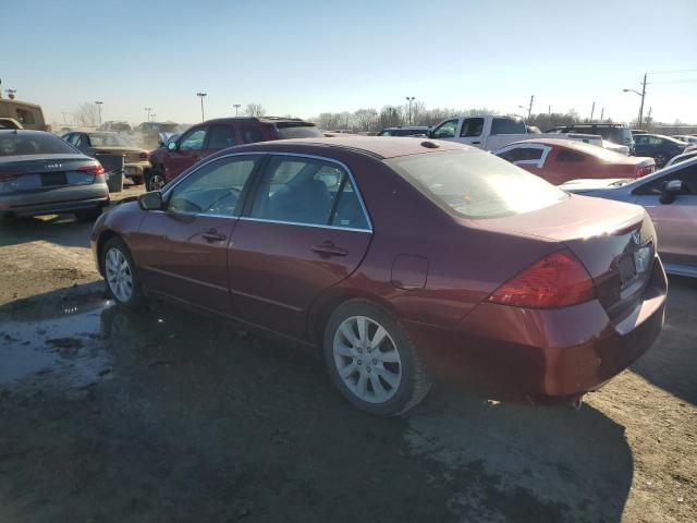 1HGCM66556A025519 - 2006 HONDA ACCORD EX BURGUNDY photo 2