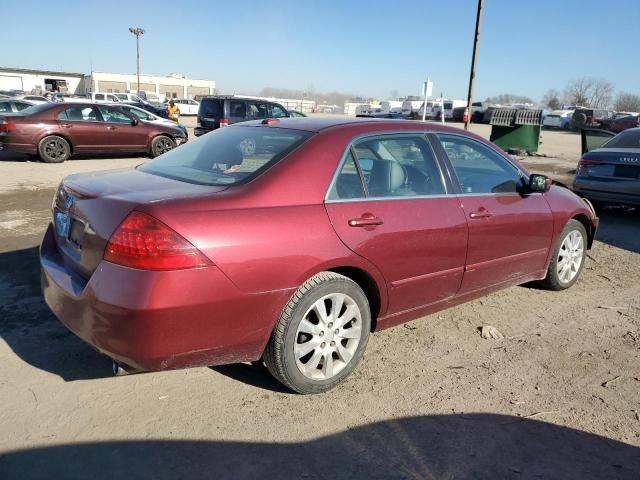 1HGCM66556A025519 - 2006 HONDA ACCORD EX BURGUNDY photo 3