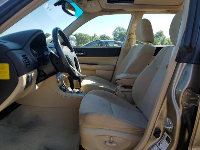 JF1SG656X8H700499 - 2008 SUBARU FORESTER 2.5X PREMIUM TAN photo 7