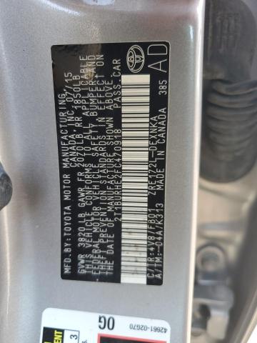 2T1BURHE2FC470918 - 2015 TOYOTA COROLLA L SILVER photo 12