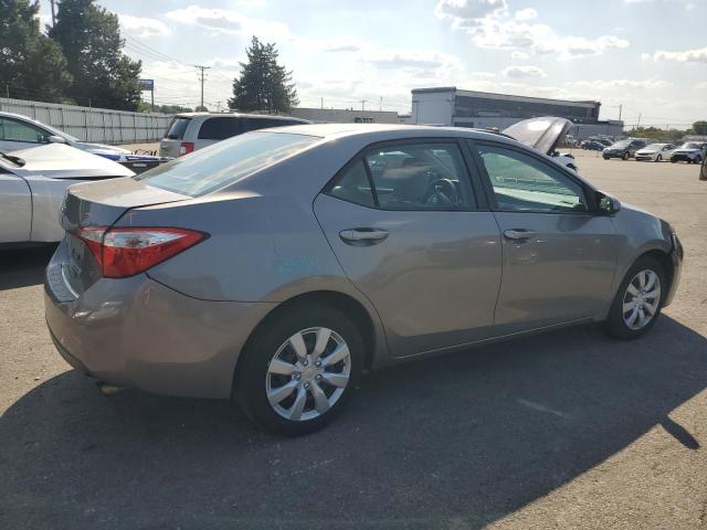 2T1BURHE2FC470918 - 2015 TOYOTA COROLLA L SILVER photo 3