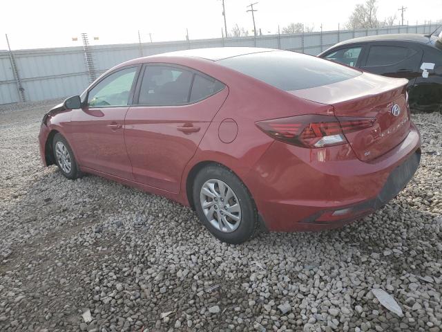 KMHD74LF4KU780502 - 2019 HYUNDAI ELANTRA SE RED photo 2