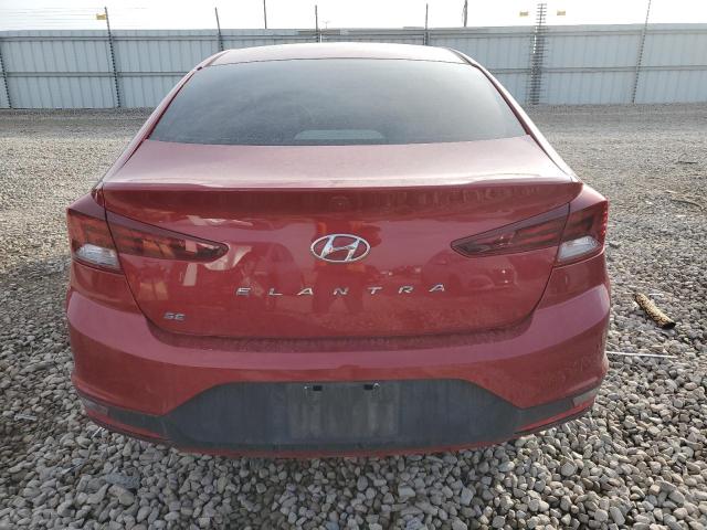 KMHD74LF4KU780502 - 2019 HYUNDAI ELANTRA SE RED photo 6