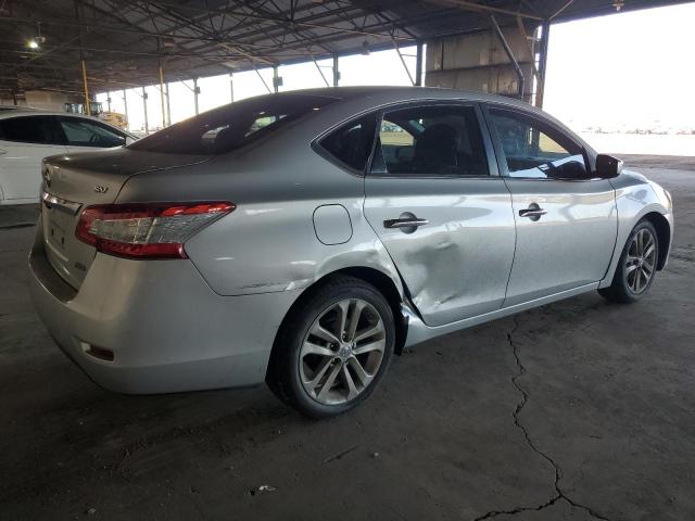 1N4AB7AP1DN909155 - 2013 NISSAN SENTRA S SILVER photo 3