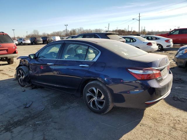 1HGCR2F33GA190639 - 2016 HONDA ACCORD LX BLUE photo 2