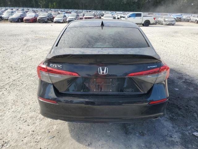 2HGFE2F50NH572118 - 2022 HONDA CIVIC SPORT Чорний фото 6