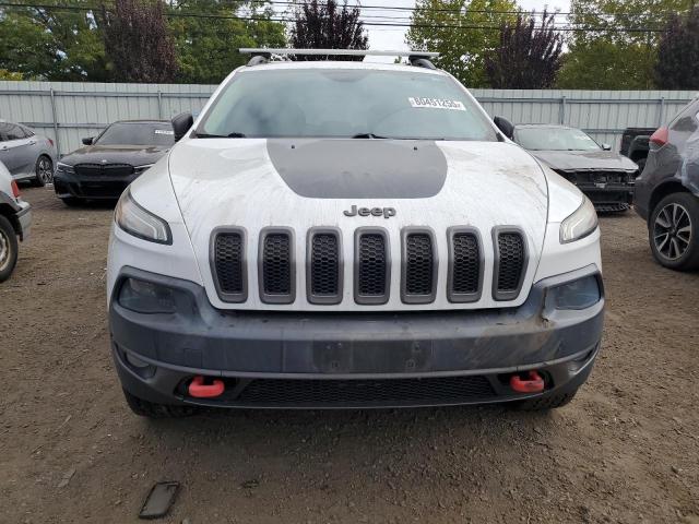 1C4PJMBS8EW161220 - 2014 JEEP CHEROKEE TRAILHAWK WHITE photo 5