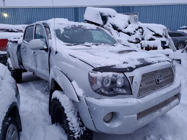 3TMMU4FN6AM021921 - 2010 TOYOTA TACOMA DOUBLE CAB LONG BED SILVER photo 4