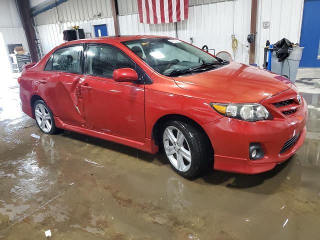 2T1BU4EEXDC939256 - 2013 TOYOTA COROLLA BASE Червоний фото 4