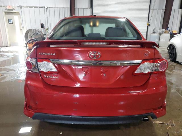 2T1BU4EEXDC939256 - 2013 TOYOTA COROLLA BASE Червоний фото 6