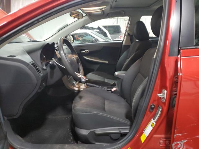 2T1BU4EEXDC939256 - 2013 TOYOTA COROLLA BASE Червоний фото 7