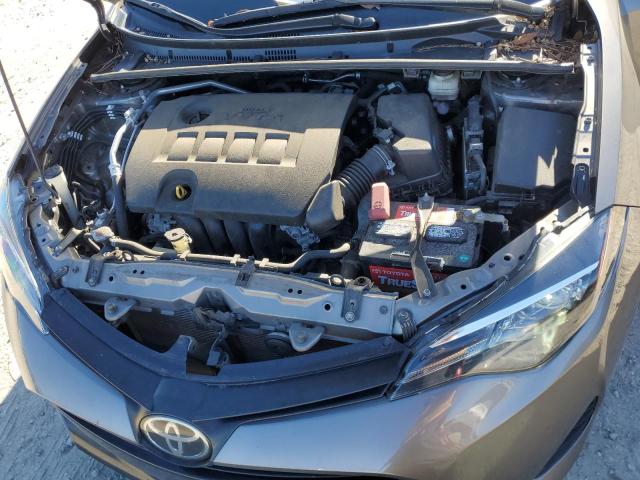 2T1BURHE9KC174403 - 2019 TOYOTA COROLLA L GRAY photo 11