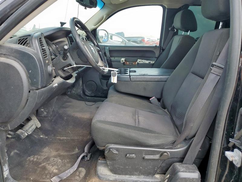 1GCRCSE03CZ288972 - 2012 CHEVROLET SILVERADO C1500 LT BLACK photo 7