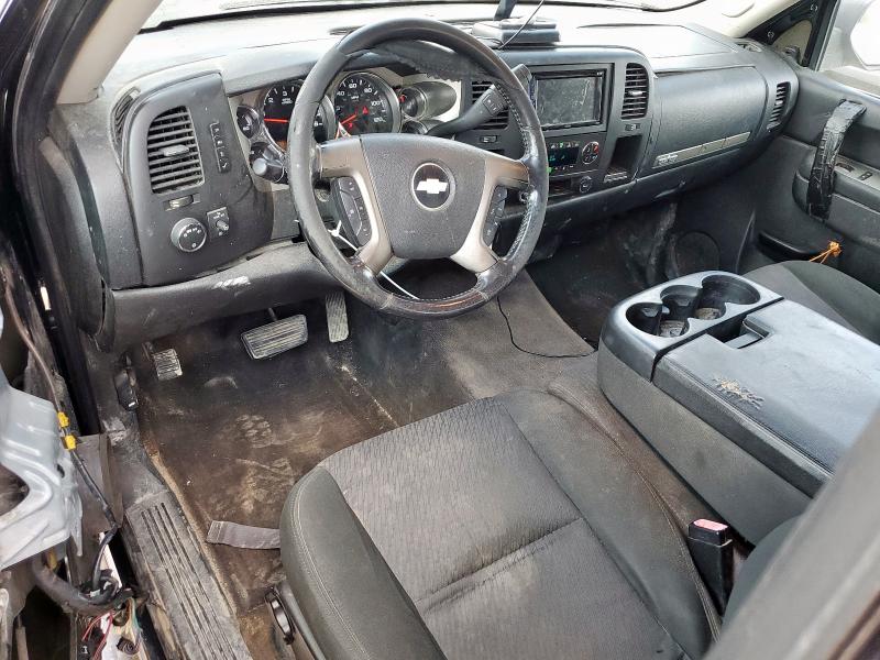 1GCRCSE03CZ288972 - 2012 CHEVROLET SILVERADO C1500 LT BLACK photo 8