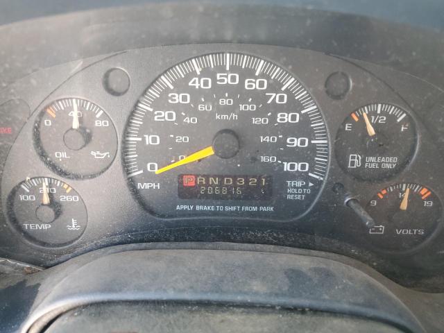 1GKDM19W5YB534490 - 2000 GMC SAFARI XT WHITE photo 9