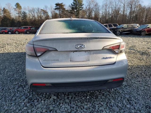 KMHE24L33HA064208 - 2017 HYUNDAI SONATA HYBRID SILVER photo 6