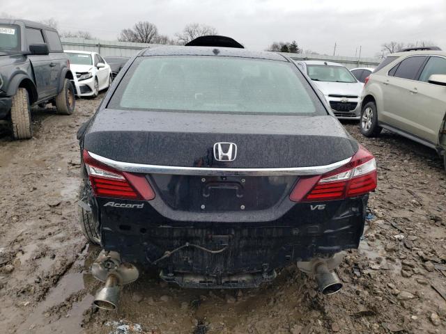 1HGCR3F03GA034807 - 2016 HONDA ACCORD EXL BLACK photo 6