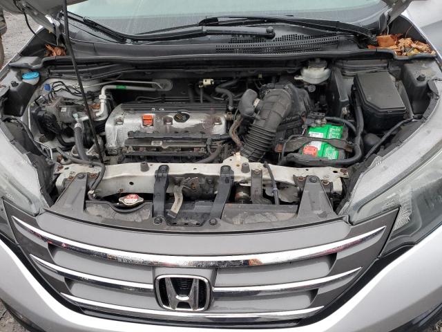 2HKRM4H35EH698973 - 2014 HONDA CR-V LX SILVER photo 12