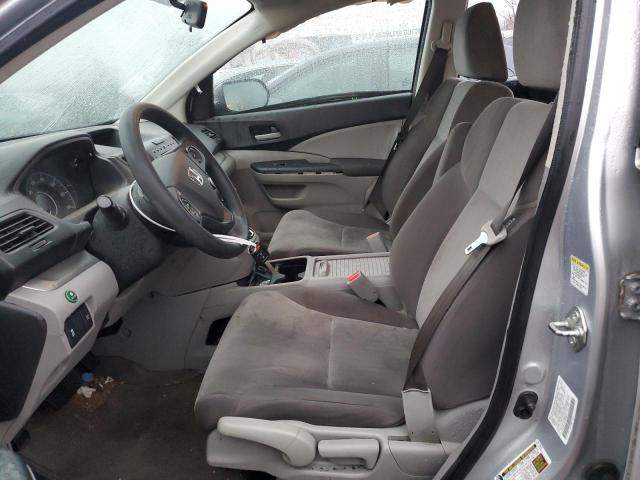 2HKRM4H35EH698973 - 2014 HONDA CR-V LX SILVER photo 7