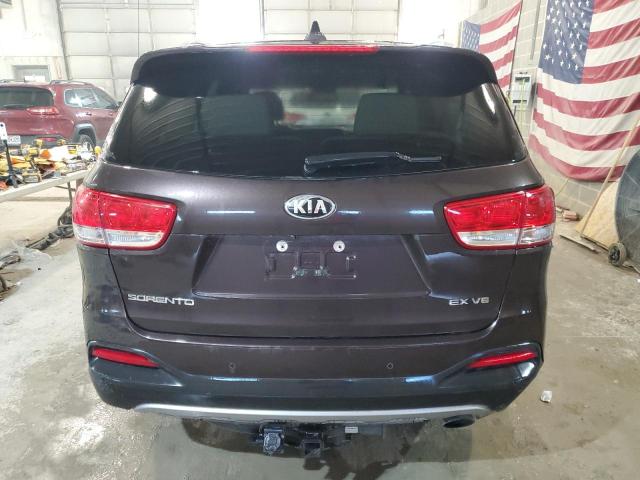 5XYPHDA57JG355879 - 2018 KIA SORENTO EX PURPLE photo 6