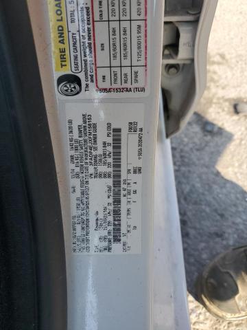 3FADP4EJXFM158153 - 2015 FORD FIESTA SE WHITE photo 12