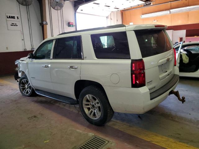 1GNSCBKC0FR163178 - 2015 CHEVROLET TAHOE C1500 LT WHITE photo 2