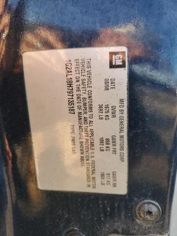 1G2AL18H797135187 - 2009 PONTIAC G5 Bleu photo 12