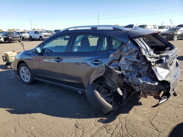 4S3GTAB61J3746616 - 2018 SUBARU IMPREZA PREMIUM GRAY photo 2