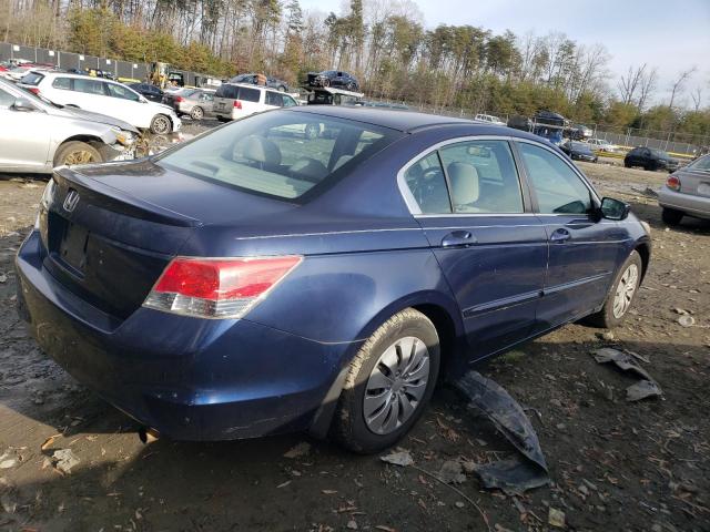 1HGCP26329A055421 - 2009 HONDA ACCORD LX PURPLE photo 3