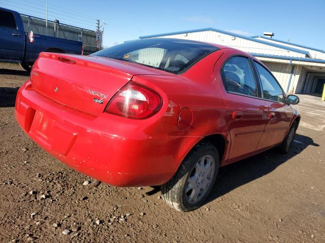 1B3ES56C25D172627 - 2005 DODGE NEON SXT RED photo 3