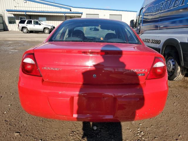 1B3ES56C25D172627 - 2005 DODGE NEON SXT RED photo 6