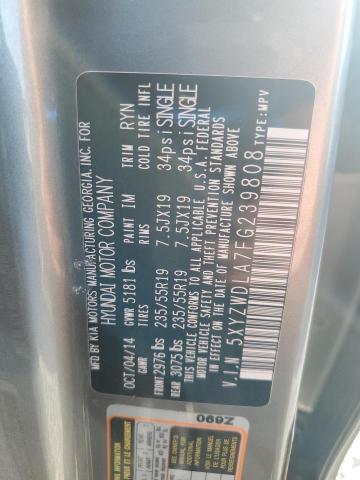 5XYZWDLA7FG239808 - 2015 HYUNDAI SANTA FE S BEIGE photo 14