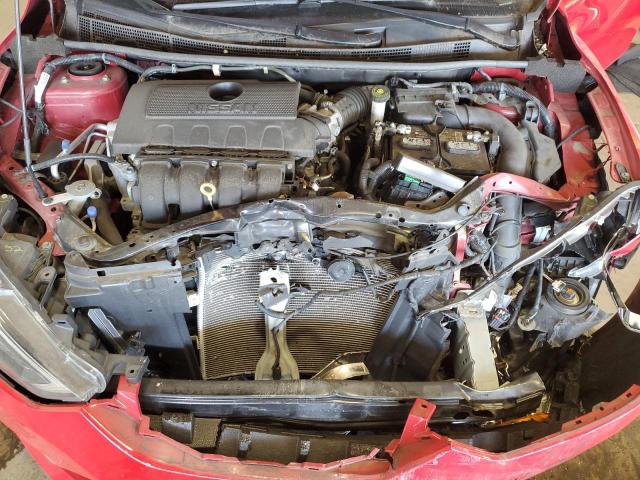 3N1AB7AP1KL612106 - 2019 NISSAN SENTRA S წითელი ფოტო 11