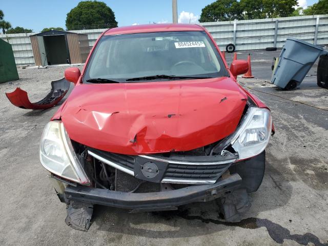 3N1BC1CPXCL374673 - 2012 NISSAN VERSA S RED photo 5