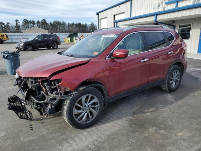 5N1AT2MV6FC825878 - 2015 NISSAN ROGUE S BURGUNDY photo 1