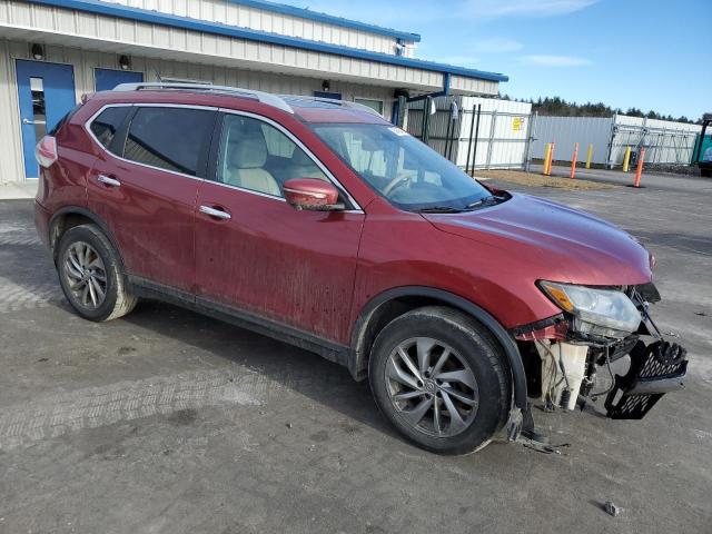 5N1AT2MV6FC825878 - 2015 NISSAN ROGUE S BURGUNDY photo 4