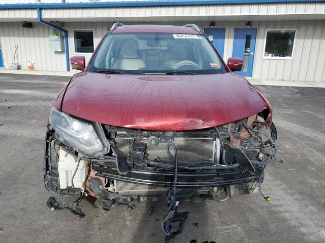 5N1AT2MV6FC825878 - 2015 NISSAN ROGUE S BURGUNDY photo 5