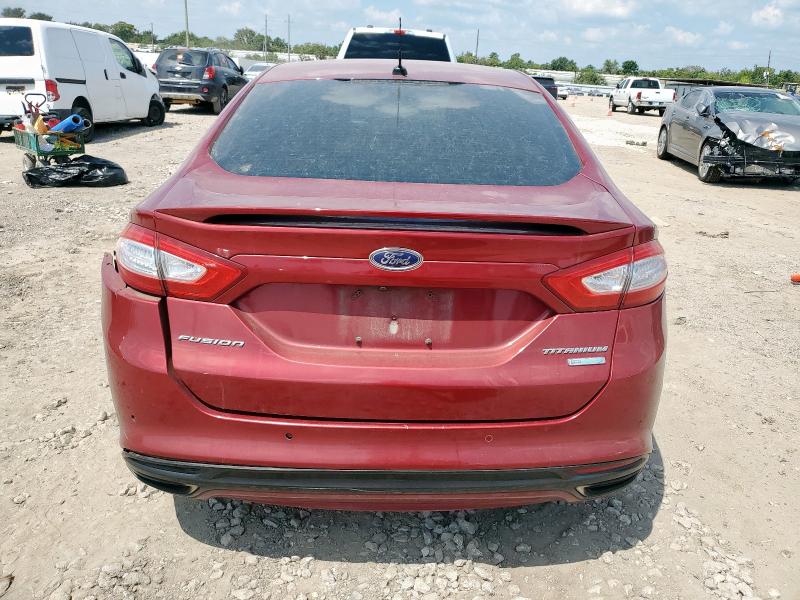 3FA6P0K93GR360672 - 2016 FORD FUSION TITANIUM წითელი ფოტო 6