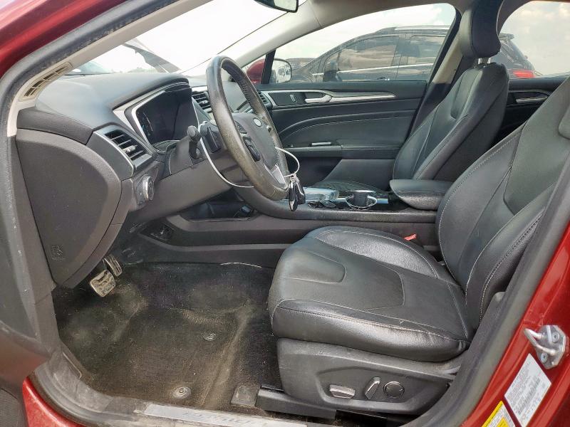 3FA6P0K93GR360672 - 2016 FORD FUSION TITANIUM წითელი ფოტო 7