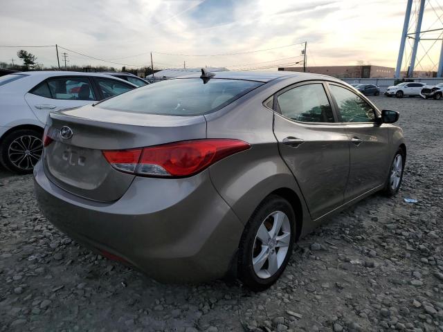 5NPDH4AE5DH347182 - 2013 HYUNDAI ELANTRA GLS TAN photo 3