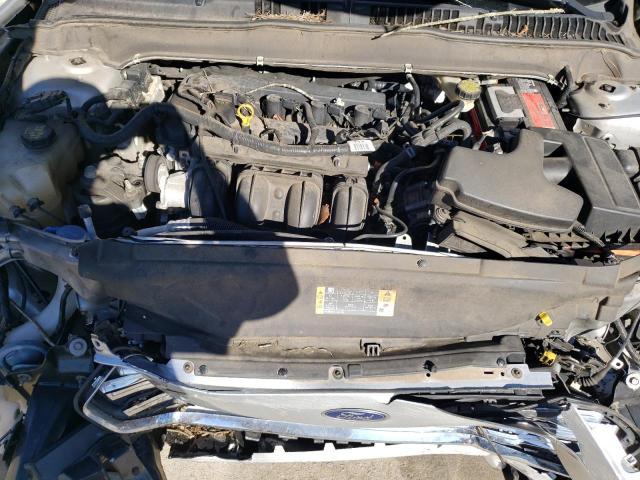 3FA6P0G77GR375585 - 2016 FORD FUSION S SILVER photo 11