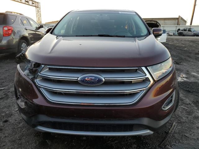 2FMPK4J99GBC51391 - 2016 FORD EDGE SEL MAROON photo 5