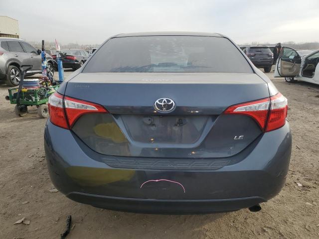 5YFBURHE3FP317559 - 2015 TOYOTA COROLLA L GRAY photo 6